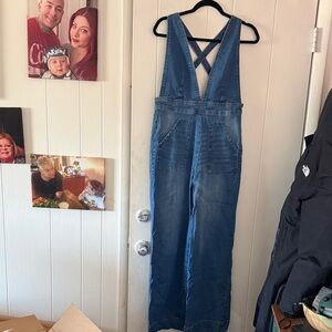 Dollhouse Women's Blue Denim Overalls